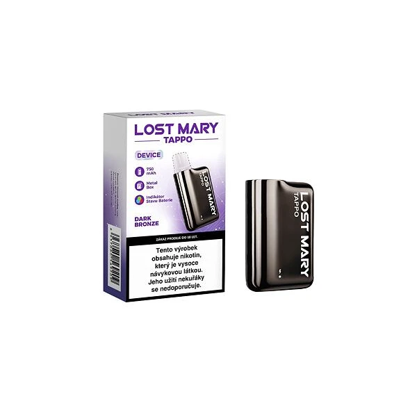 Lost Mary TAPPO baterie 750mAh Dark Bronze - Baterie pro elektronické cigerety - Obrázek ea16339e3e5b4fdfacb4fa2e06a034bc