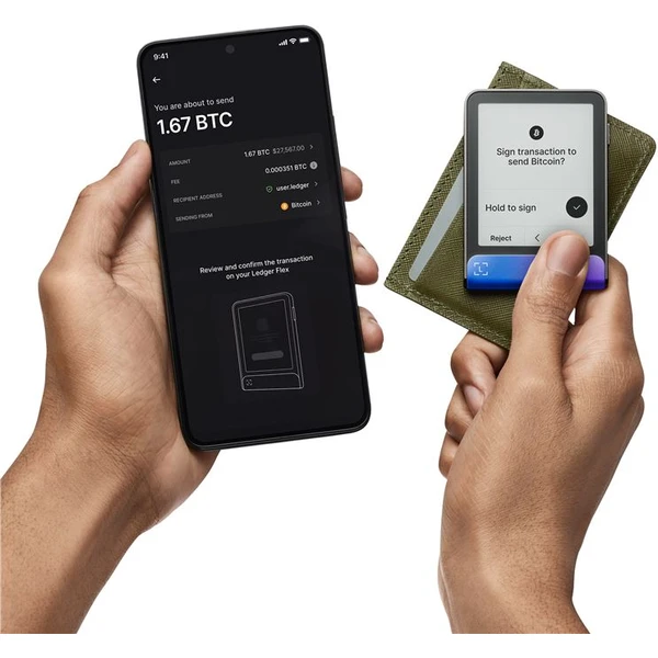 Ledger Flex krypto peněženka (iOS/Android/MacOS/Windows/Linux) Neptune Blue - Krypto peněženky - Obrázek ea25492b12b8467fb02e4be953efa6cd