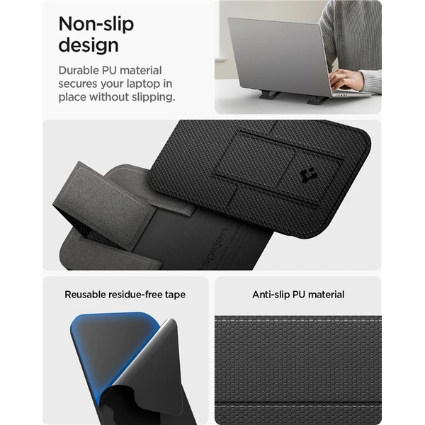 Spigen Slim Fold Laptop Stand LD201-S2 stojánek pro notebook/MacBook černý - Stojánky - Obrázek ea5afafaca7b4a7ead4ad29e7699b5e8