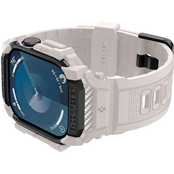 Spigen Rugged Armor Pro řemínek s pouzdrem Apple Watch 10/11 (46mm) béžový - Řemínky - Obrázek ea5f915af14c44deb337a608db5e271e