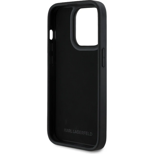 Karl Lagerfeld 3D Rubber Glitter Logo kryt iPhone 13 Pro černý - Pouzdra - Obrázek ea63cc9ae0d243b1a6bc24f30b3bb6de