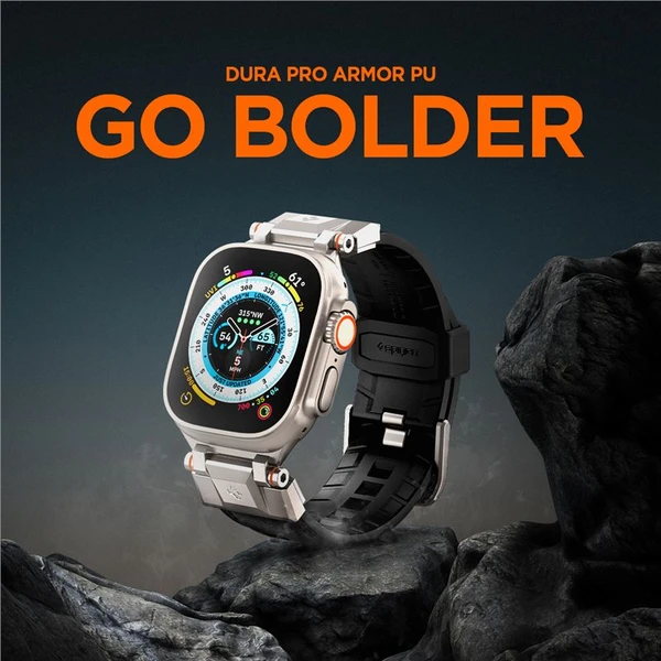 Spigen DuraPro Armor PU řemínek Apple Watch Ultra 49/45/44/42mm černý - Řemínky - Obrázek ea6b8fc9ec5642f68560a92383914950