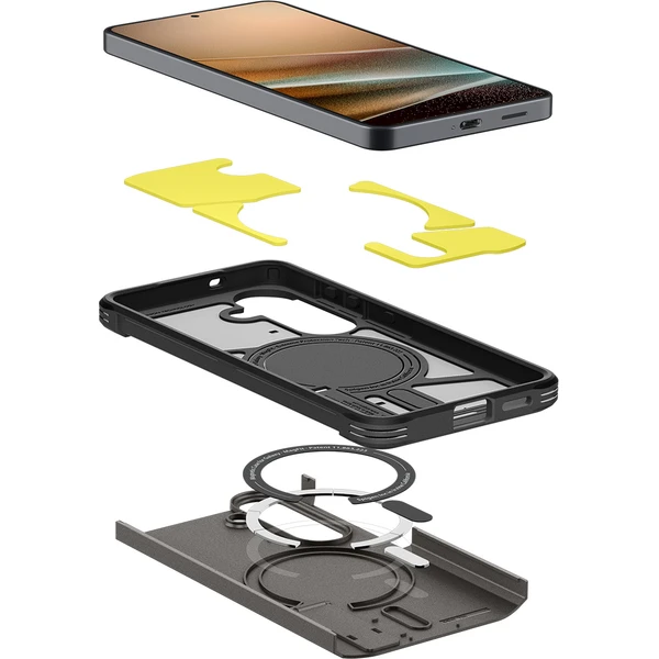 Spigen Tough Armor MagSafe kryt Samsung Galaxy S26+ tmavě šedý - Pouzdra - Obrázek ea760305cd68410384914387464d40f0