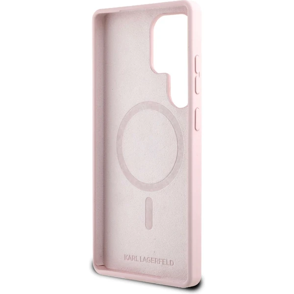 Karl Lagerfeld Liquid Silicone K&CH Heads MagSafe kryt Samsung Galaxy S25 Ultra růžový - Pouzdra - Obrázek ea7c3335427f4c5ca3a8e48a097c4f05