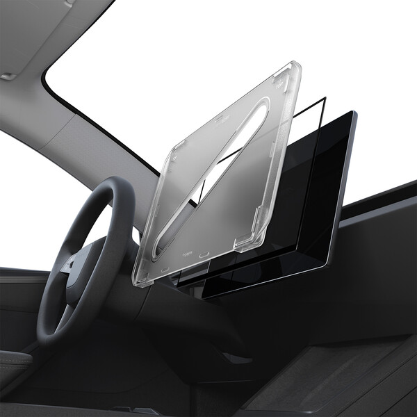 Spigen EZ Fit Clear tvrzené sklo Tesla Model Y L 2026 čiré - Ochranné folie a skla - Obrázek ea8fafb1b39c4ef283f25067254afb78