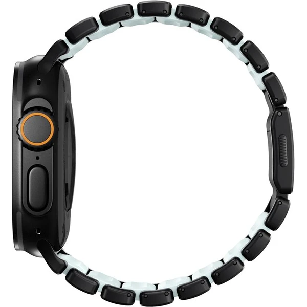 Nomad Stratos Band FKM řemínek Apple Watch 45/46/49mm Black Titanium/Icy Blue - Řemínky - Obrázek ea9febf7806c4c56a16bcf2e3567295e