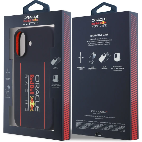 Oracle Red Bull Silicone Vertical Logo MagSafe kryt iPhone 17 modrý - Pouzdra - Obrázek eaac1ad45cba43aca47d2928d0ad6b38