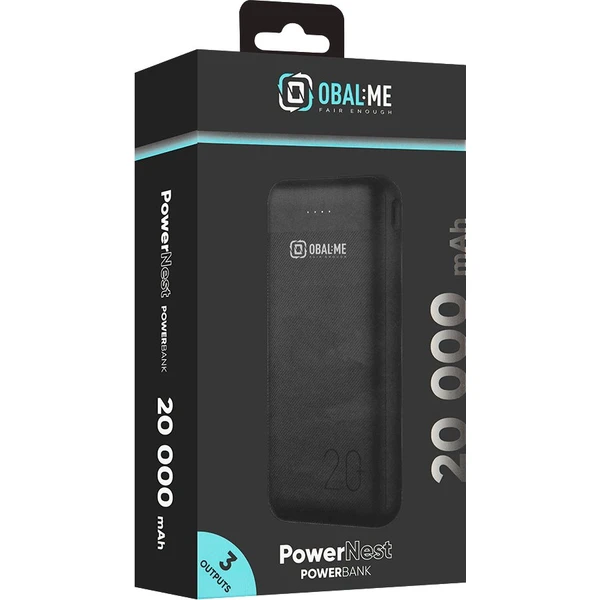 OBAL:ME PowerNest Powerbanka 20000mAh černá - Powerbanky - Obrázek eab3ce1e78c641429c000e829dfd6922