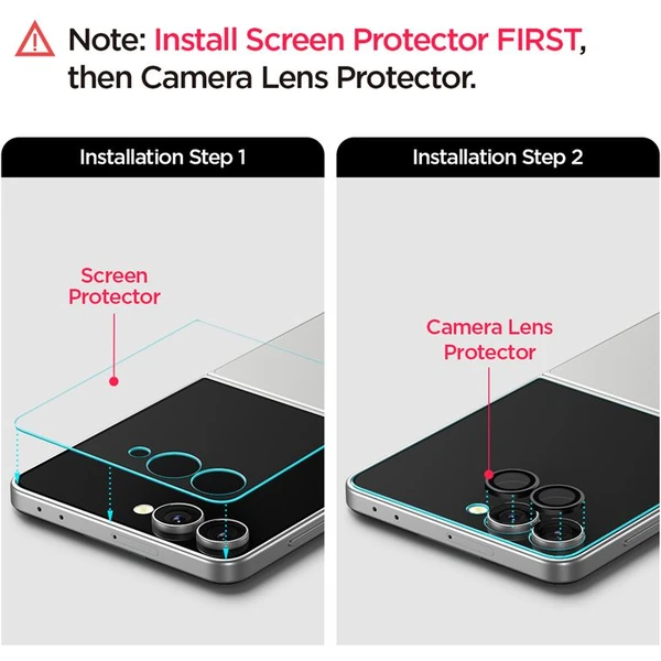 Spigen Glass tR EZ Fit Optik Pro HD sklo Samsung Galaxy Z Flip7 černé (2 ks) - Ochranné folie a skla - Obrázek eab575d15c0640208785e1d39e72d969