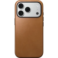 Nomad Modern Leather MagSafe kožený kryt iPhone 17 Pro/18 Pro English Tan - Pouzdra