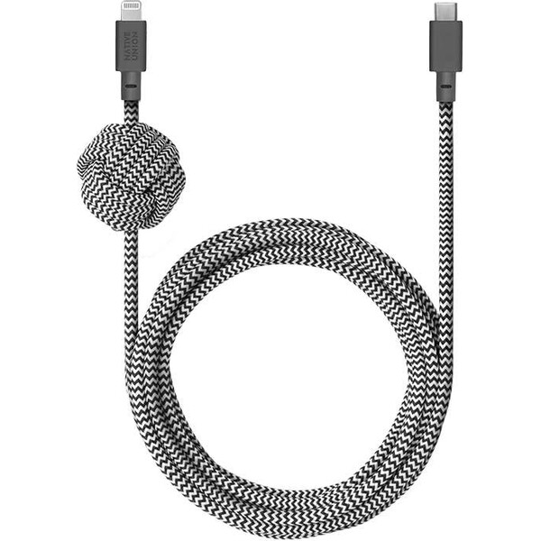Native Union Night Cable USB-C/Lightning kabel 3m, 20W zebra