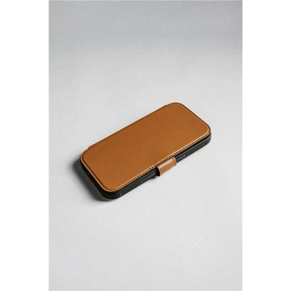 Nomad Modern Leather Folio MagSafe kožené pouzdro iPhone 17 Pro Max English Tan - Pouzdra - Obrázek eadc72a969d84ee48a36920c01965032