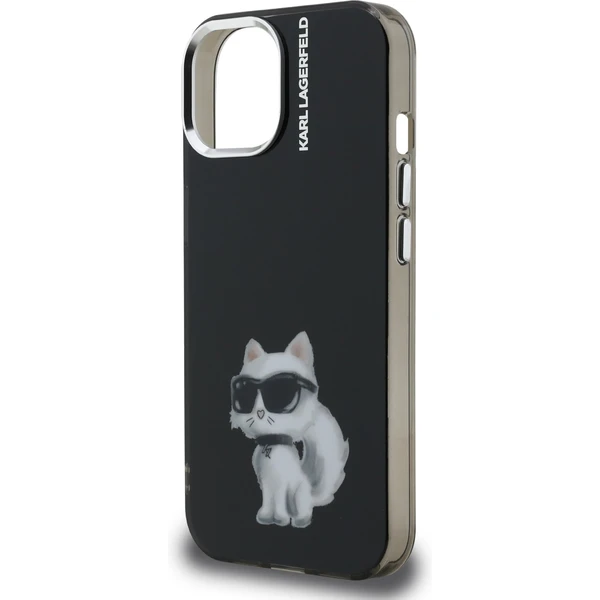 Karl Lagerfeld IML Aquarelle Choupette kryt iPhone 15 černý - Pouzdra - Obrázek eaddfe3a8c8a4f79a2c6795c9f7add4d