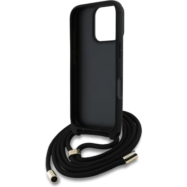 Guess PU 4G Metal Logo Crossbody popruh kryt iPhone 16 Pro Max růžový - Pouzdra - Obrázek eae96127a33c4dcf9d29b0e49eb6353d