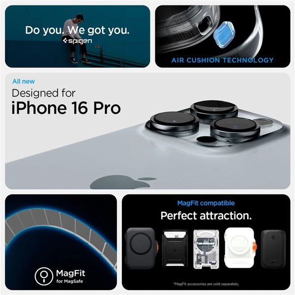 Spigen Ultra Hybrid T MagSafe kryt iPhone 16 Pro grafitový - Pouzdra - Obrázek eaea4f68f8cd434d9670216ad59cf174