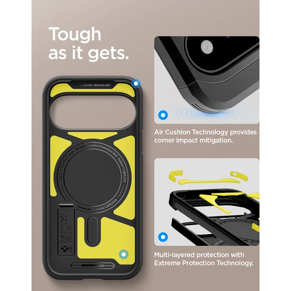 Spigen Tough Armor MagSafe kryt Google Pixel 11 black - Pouzdra - Obrázek eb30c1fdde014cb7878de4e3b403c5c6