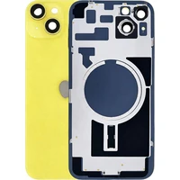 Náhradní zadní sklo pro iPhone 14 Plus žluté - Náhradní zadní skla