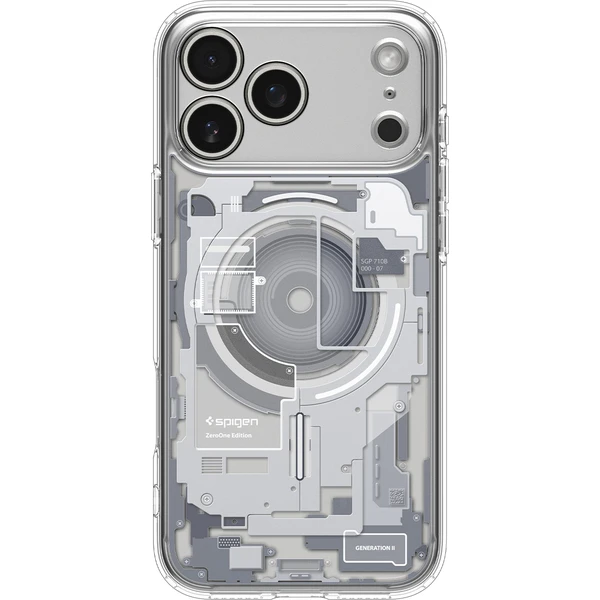 Spigen Ultra Hybrid MagSafe kryt iPhone 18 Pro/17 Pro zero one white - Pouzdra - Obrázek eb5b626b67da4f1ba49d19d88d0fc4a5