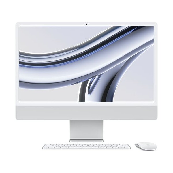 CTO Apple iMac 24" (2023) / 512GB SSD / 8GB / 1Gbps / Mouse / stříbrný / US Touch ID KLV / Stojan