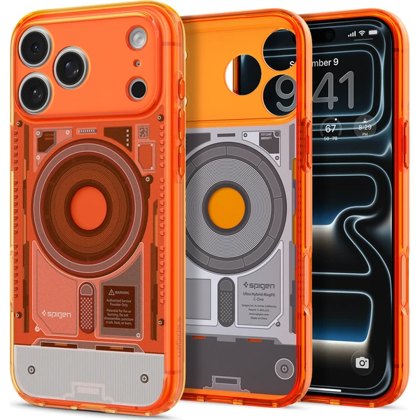 Spigen Ultra Hybrid MagSafe kryt iPhone 18 Pro/17 Pro c-one tangerine - Pouzdra - Obrázek eb85d318c57d4171a8ca7563faa76bd0