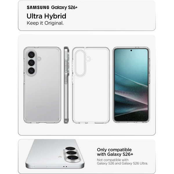 Spigen Ultra Hybrid kryt Samsung Galaxy S26+ čirý - Pouzdra - Obrázek eb9151824406466ab9a1f2bbd97892d4