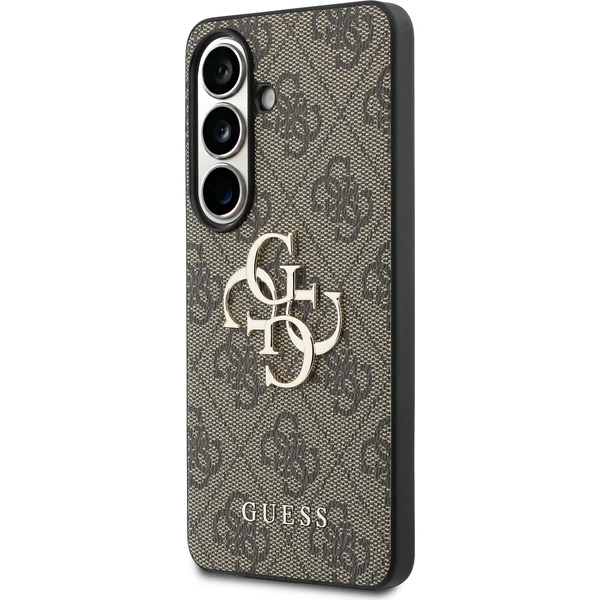 Guess PU 4G Metal Logo kryt Samsung Galaxy S26 hnědý - Pouzdra - Obrázek eb98c24f8e1b4230803745fa3b0370f6
