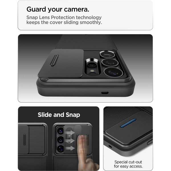 Spigen Optik Armor kryt Samsung Galaxy S26 Ultra černý - Pouzdra - Obrázek eb9a84f5323b4e4b92adf0119ecc37ea