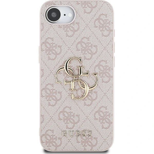 Guess PU 4G Metal Logo kryt iPhone 17e/16e růžový - Pouzdra - Obrázek ebb68df6d2174fe58e089b8bdeeda3b7