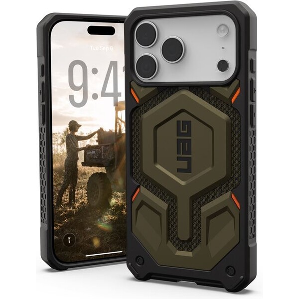Kryt pro iPhone 17 Pro Max UAG Monarch Pro - Kevlar zelený