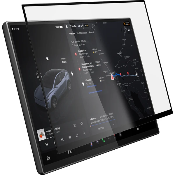 Spigen EZ Fit Anti Glare Matte FC tvrzené sklo Tesla Model Y L 2026 černé - Ochranné folie a skla - Obrázek ebe11c23cf4e47da8f58b63a75463431