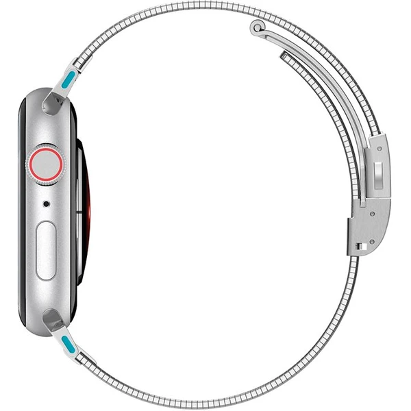 Spigen Sleek Link řemínek Apple Watch 49/46/45/44/42mm stříbrný - Řemínky - Obrázek ebfccb2ee015474196b3195d44c4ba50
