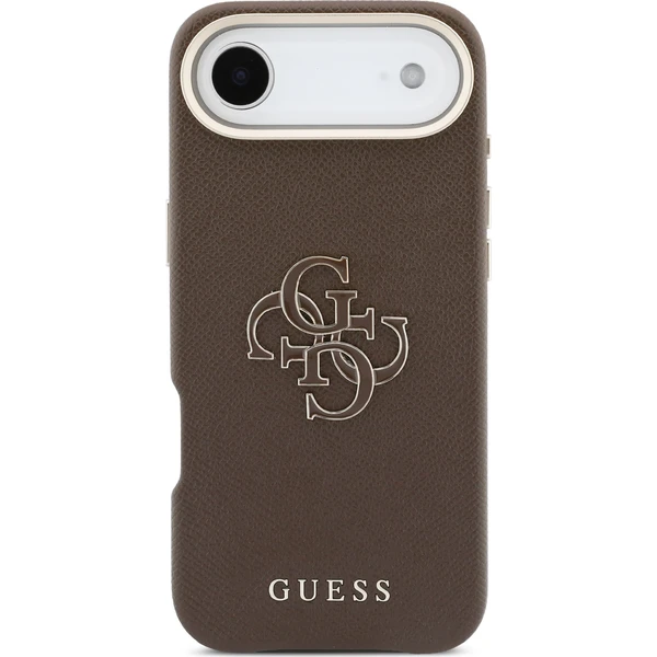 Guess PU Resin Logo kryt iPhone Air hnědý - Pouzdra - Obrázek ec232e2c624e4faa8955e5e9b169ea91