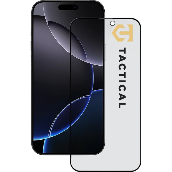 Tactical Glass Shield Privacy Stealth 5D sklo Apple iPhone 16 Pro Max černé