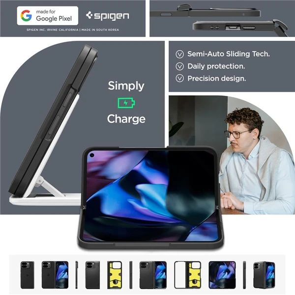 Spigen Slim Armor Pro kryt Google Pixel 9 Pro Fold černý - Pouzdra - Obrázek ec83662bad9e47fd8996dfe5c36d453a