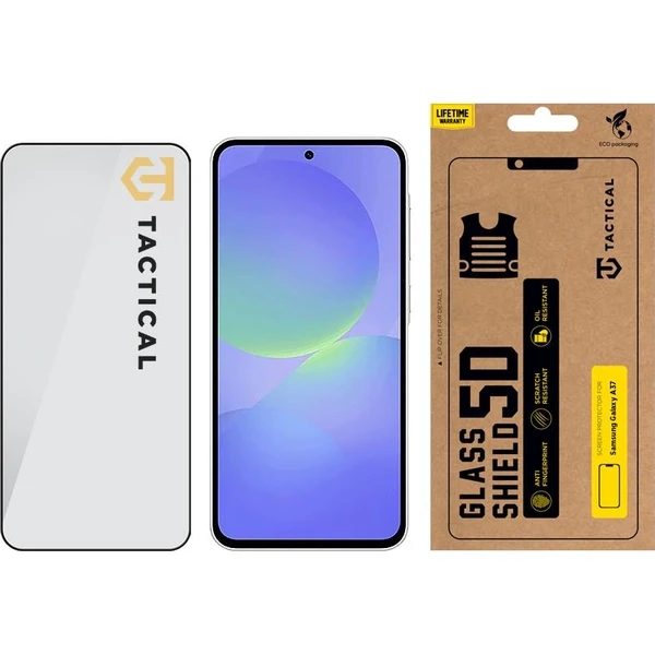 Tactical Glass Shield 5D sklo pro Samsung Galaxy A37 černé - Ochranné folie a skla - Obrázek ec8f8e9701024cacb716baac12dfa6a6