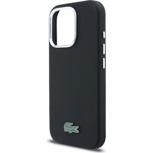 Lacoste PVC Iconic Petit Pique Metal Logo MagSafe kryt iPhone 16 Pro černý - Pouzdra - Obrázek ec996f2c09064f3abe37ca85dbe7d3e6