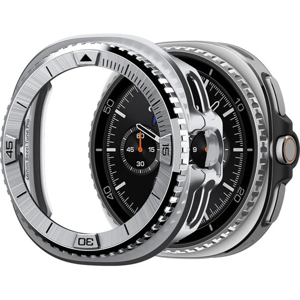 Spigen Bezel Tune Pro (Pilot) kroužek Samsung Galaxy Watch8 Classic 46mm stříbrný - Pouzdra - Obrázek ecb62d96a92a4577b456d33d4cff0639
