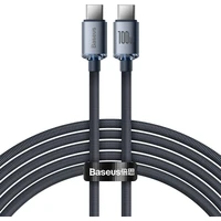 Baseus Crystal Shine USB-C/USB-C napájecí kabel 100W 2m černý - Kabely a redukce