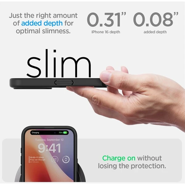 Spigen Ultra Hybrid kryt iPhone 16 matte black - Pouzdra - Obrázek ed11733087204a85985cf4d237c6c074