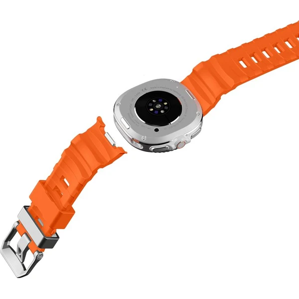 Spigen Silicone Band řemínek Samsung Galaxy Watch8/Classic 46mm/44mm/40mm oranžový - Řemínky - Obrázek ed11b09888884fb9b295c1389016bdad