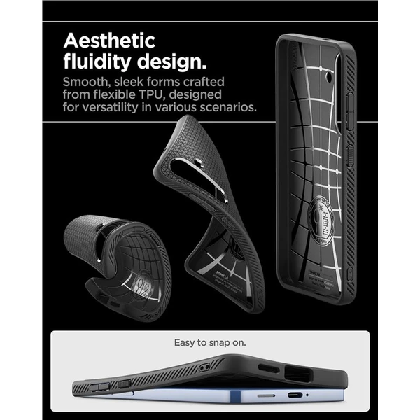 Spigen Liquid Air kryt Samsung Galaxy S25+ černý - Pouzdra - Obrázek ed2f8bf8423544659025f0cfc2c0c2ea