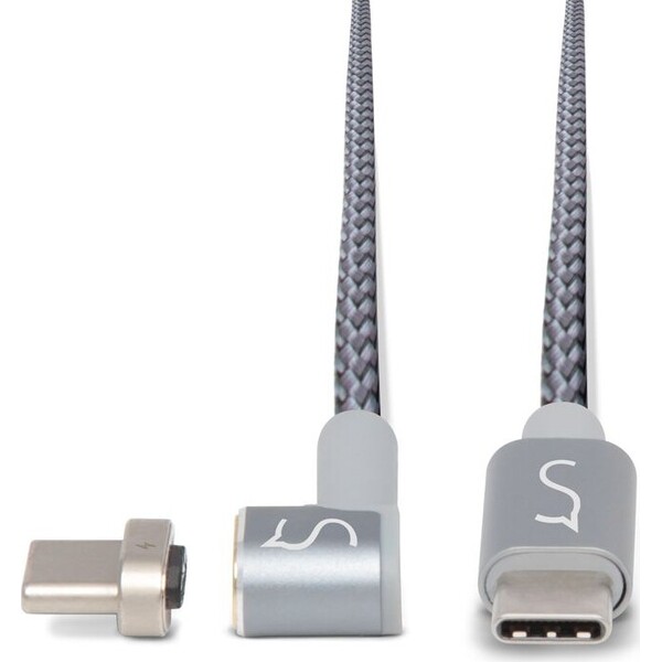 ZAPU iWant magnetický USB-C kabel šedý