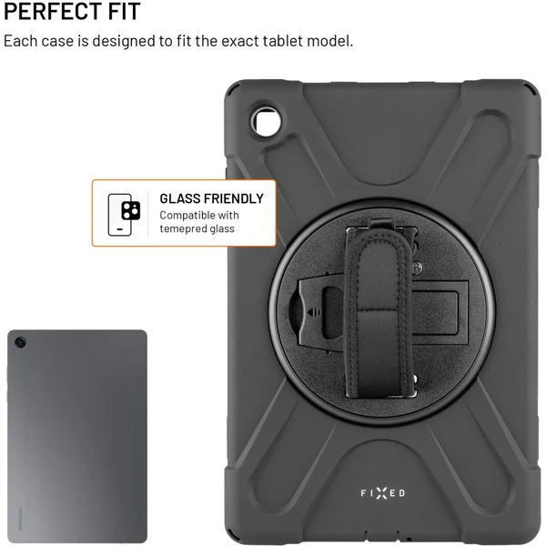 FIXED Rugged Tab Case odolné pouzdro se stojánkem Samsung Galaxy Tab A11+ černé - Pouzdra - Obrázek ed5a49aa59f24aeabc3e8d3cd2c9949d