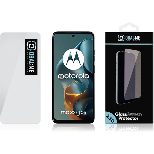 OBAL:ME 2.5D tvrzené sklo Motorola G05/E15 čiré - Ochranné folie a skla - Obrázek ed737e075478485d92ec606f2542096e