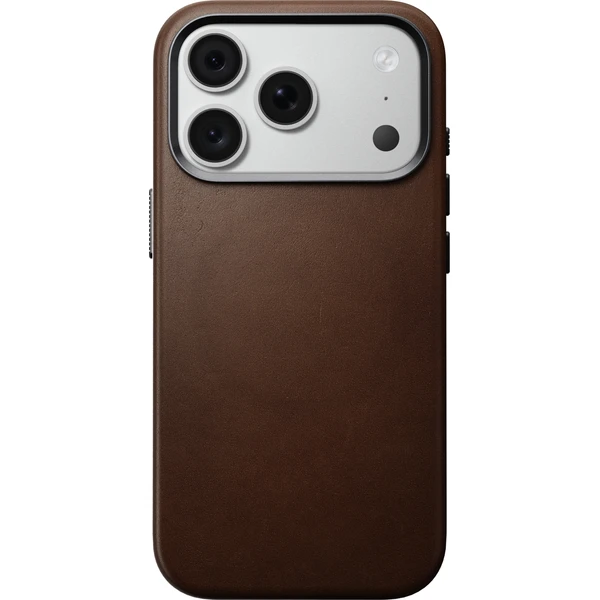 Nomad Traditional Leather MagSafe kožený kryt iPhone 17 Pro/18 Pro Brown - Pouzdra - Obrázek ed7825dee0bd4c6184011698860366c0