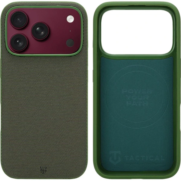 Tactical MagForce WEARe MagSafe kryt Apple iPhone 17 Pro/18 Pro Forest Green - Pouzdra - Obrázek ed78cd8bfbd947bda5651f6d79b2a289