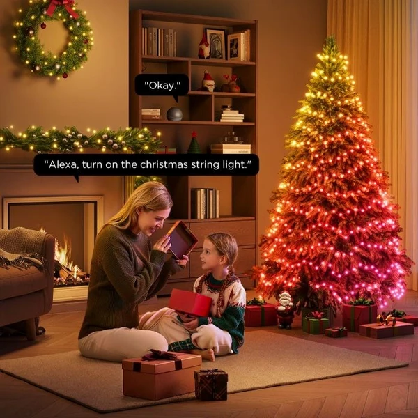 Govee RGBW Matter osvětlení pro vánoční stromek, 20m, 200 LED žárovek - Chytrá osvětlení - Obrázek ed7ce6e4050547739ae58a7550fdb5b9