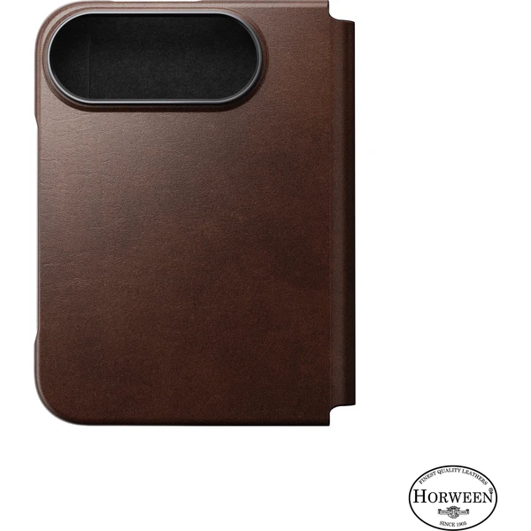 Nomad Traditional Leather Folio (Horween) MagSafe kožené pouzdro iPhone Duo rustikální hnědá - Pouzdra - Obrázek ed8fce874ff041168a62a95fd03bc5b4