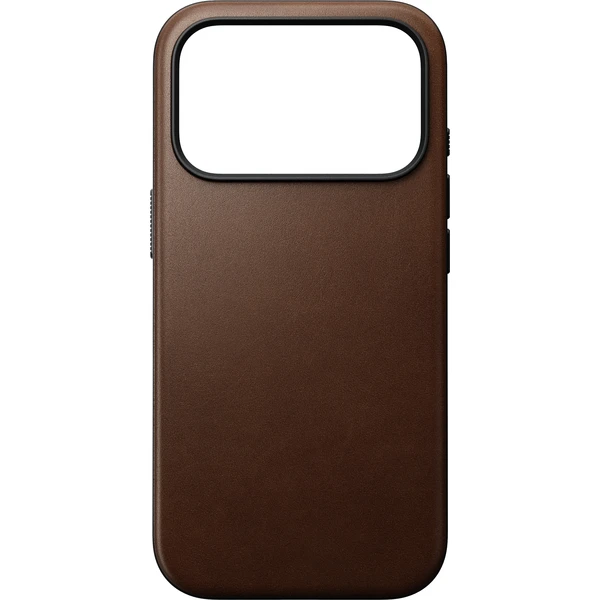 Nomad Modern Leather MagSafe kožený kryt iPhone 17 Pro/18 Pro Brown - Pouzdra - Obrázek ed91050d622e43a7bb1d0a4df2b3f471