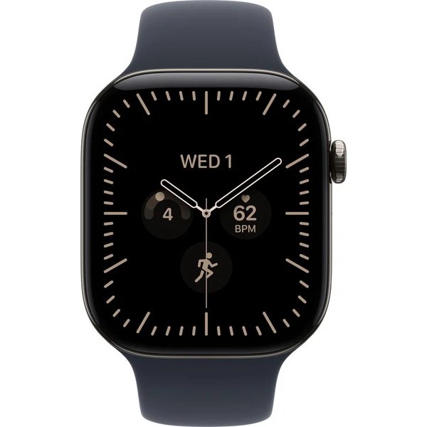 Apple Watch Series 12 Cellular (42mm) Přírodní titan s námořnicky modrým sportovním řemínkem M/L - Chytré hodinky - Obrázek eda19de044e24664b5465fb17be6b20c